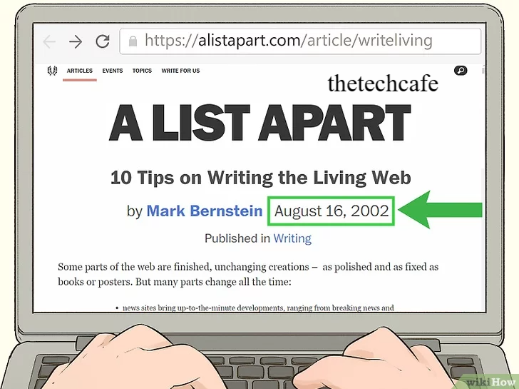 how to find when a website was published in 2025
