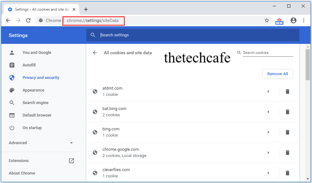 how to clear cache for one website in 2025