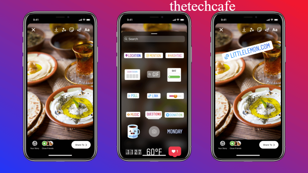 how to link a website on instagram story