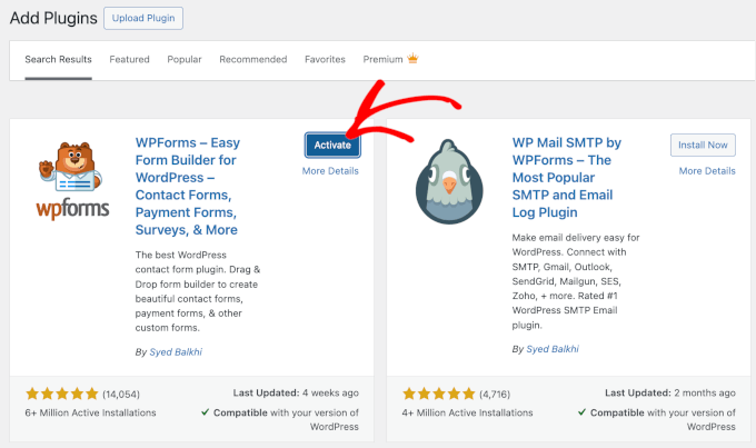 how to install wordpress plugins